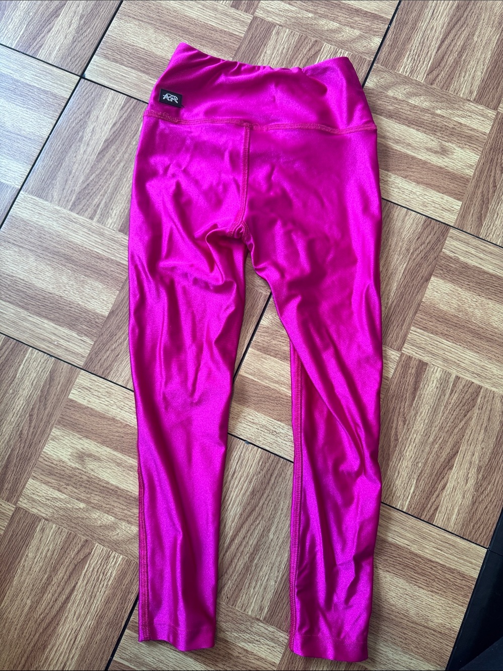 Girls Bright Fuchsia Performance Leggings